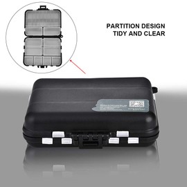 Fishing Box, Fishing Box, Fishing Box, Waterproof Fishing Box with Divider, Large Capacity Allows You to Carry More Fishing Tools for Lovers