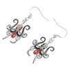 NEWEI Cute Enamel Whale Octopus Jellyfish Shark Earrings Seahorse Beach
