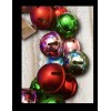 Signature Christmas jingle bell wreath 10-11” Metal DUALside:RED,G
