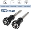 GIDIBII Front Seat Thumb Screws Bolts, Mount Screw Cap Compatible