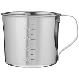 TRUSCO TSH635M Stainless Steel Beaker with Spout 3.8 gal (1.0 L), 4.3 x 4.2 inches (110 x 108 mm)