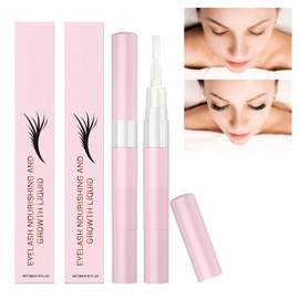 Eyelash Growth Liquid Wimpernwachstumsserum, Wimpernverstärkungsserum Augenbrauenserum, Wimpernverlängerer, Wimpernverstärkungsserum für längere und dichtere Wimpern und Augenbrauen, 2 Stück