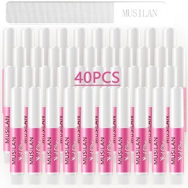 MUSILAN Silane Free Nail Very Strong, Long Lasting and Super Fast 40PCS Acrylic Professional Gel Press-On Tips & Art Supplies 0.07OZ/PCS 40PCS / 무실란 네일 매우 강하고 오래 지속되며 초고속 40PCS 아크릴 전문 젤 프레스 온 팁 및 & 아트 용품 0.07OZ/PCS 40PCS