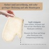Raheem 2 Stück Sisal-Peelinghandschuhe Körperpeeling Massage-Exfoliationshandschuhe Badeschrubber Körperwaschhandschuhe für intensive