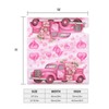 Joyidec Valentine's Day Rose Pink Car Mailbox Covers Magnetic Letter