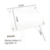Suaific 5x7 Waterproof Picture Frame for Grave - Acrylic Outdoor