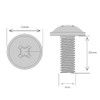 M4 (4mm x 20mm) Door Knob/Cabinet Handles Screws (Pack of