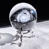 H&D HYALINE & DORA 2.36Inch/60MM Engraved 3D Galaxy Ball Paperweight