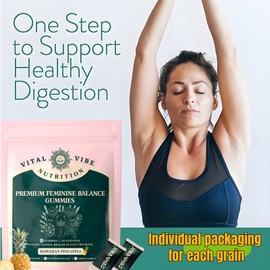 Feminine Balance Gummies,for Women of All Ages, Individual Package, Single Package (1Bags/60Grain)