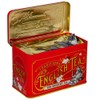 New English Teas Vintage Victorian Tea Tin in Berry-Red with
