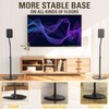 Mounting Dream Height Adjustable Speaker Stands Mounts, One Pair Floor