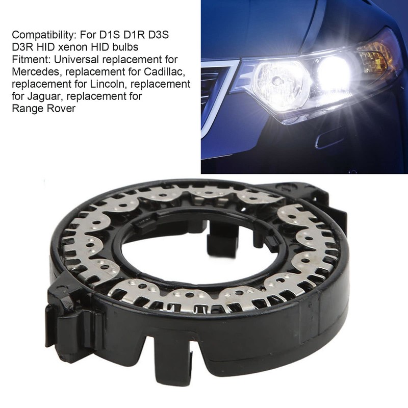 Clip Ring Brackets Car Headlight Bulb Base Holder Adapter Bracket