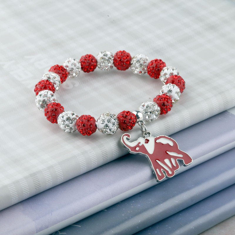 CHOORO DST Jewelry - Pulsera con Colgante de Elefante Delta