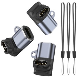 Meliya 3 Pack Charger Adapter for Garmin Watch, USB Type-C Cable Charging for Fenix 7 7S 7X 6 6S 6X 5 5S 5X, Forerunner 965 955 935 245 45 45S, Venu,Instinct,Vivoactive 4 4s 3,Approach S62,Epix,Quatix