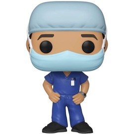 Funko Pop! Heroes: Front Line Worker- Male Hospital Worker #1, Multicolor