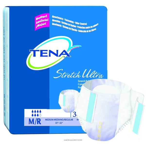 TENA Stretch Brief Ultra Absorbency, Tena Ultra Strch Brf Md, (1 PACK, 36 EACH)