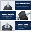 Pearwow 4 Pack Rubber Studs Shock Absorber,Rubber Anti Vibration Isolator