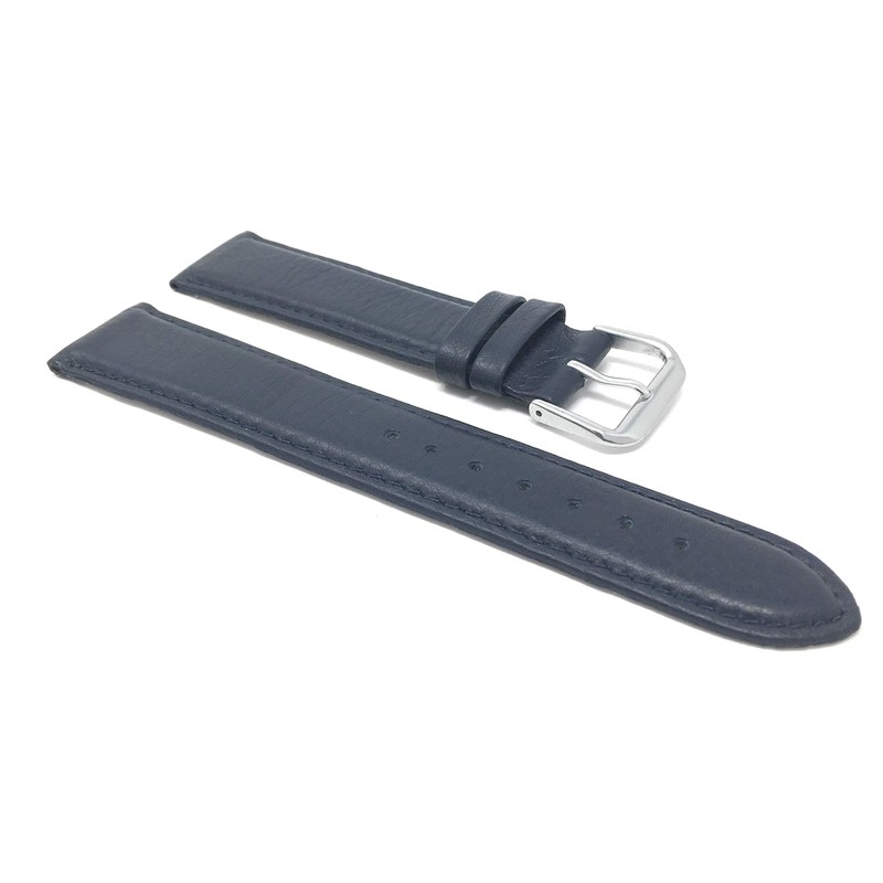 Bandini 16mm Womens Italian Leather Watch Band Strap - Marine