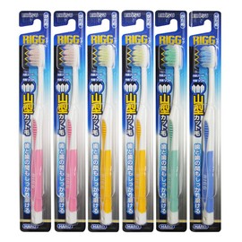 Mystical Rig Kline Mountain Toothbrushes 6 Pairs (Colors)