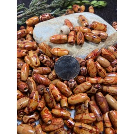 Wood Beads lot Beads for Bracelet Making Mix Color TUBE Size 300  pcs Bulk