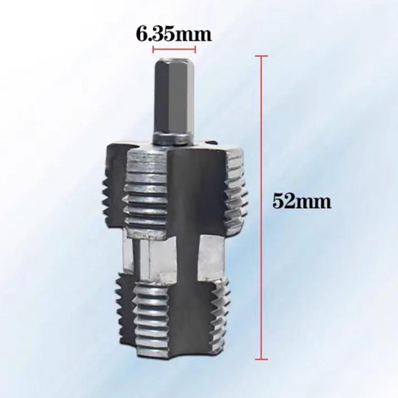 MagiDeal PVC Pipe Threader Kit Thread Maker Tools Threading Machine