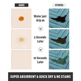 PADOOR-No Stains Bathroom Runner Rug-Bath Mats for Bathroom Non Slip-Super Absorbent Bathroom Floor Mat Quick Dry Diatomaceous Earth Bath Rug-Large Bathmat Bathroom Rug-17"x57"