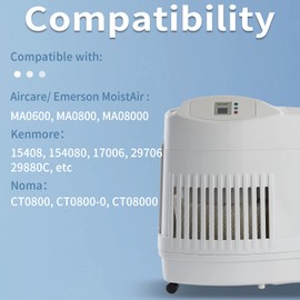 MAF2 Humidifier Filter Compatible with Aircare MA0800, MA0600, Kenmore 17006, 15408, Esscik Air MiostAIR MA0800, MA0600, 4 Packs