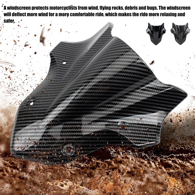 Motorcycle Windshield Windscreen,Front Wind Shield Screen Deflector Parts For Kawasaki