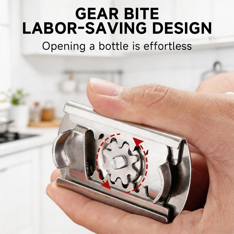 Stainless Steel Jar Opener,Adjustable Jar Opener,Stainless Steel Labor-Saving Can Opener
