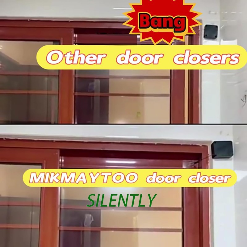 Automatic Punch-Free Sensor Buffer Door Closer, Quietly Close The Door