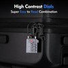 SURE LOCK-Unisex Adult TSA Compatible Travel Luggage Locks, Inspection Indicator,
