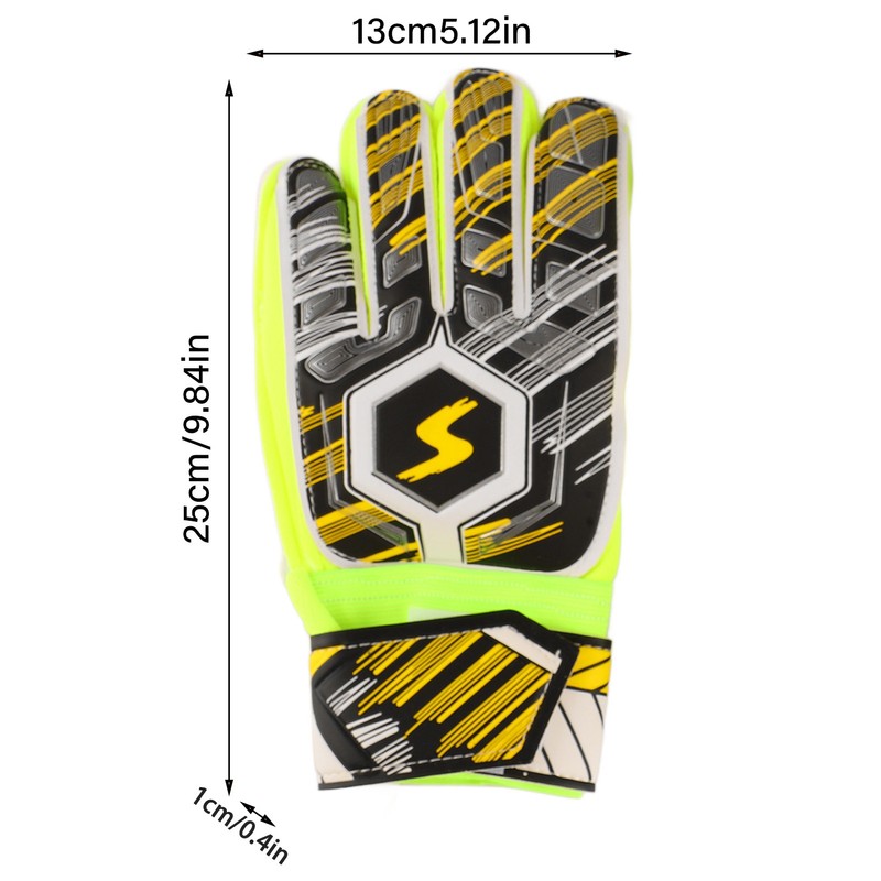 Adults Goalkeeper Gloves PU Latex Professional Anti Slip Breathable Soccer