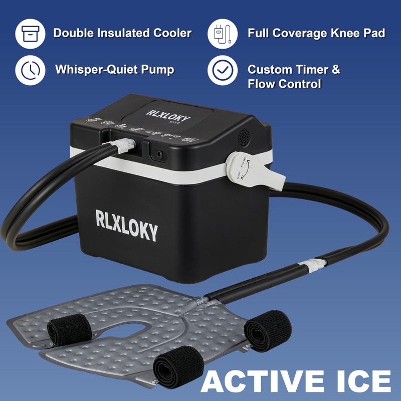 RLXLOKY Basic Cold Therapy Unit, Ice Machine for Knee After