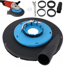 Professional Extraction Hood for Angle Grinder 230 mm Set Dust Extraction and Collection, Suction Hood, Floor Grinding Machine, Concrete Grinder, Dust Cover for Concrete Milling