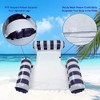 Juego de 2 colchonetas para piscina, flotador e inclinable, 4