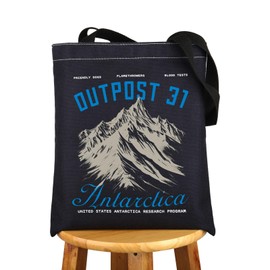 G2TUP 80s Horror Movie Tote Bag Outpost 31 Gifts Nobody Trusts Anybody Now Horror Movie Shoulder Bag (Outpost31 CA)