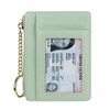 Cynure Women's Card Holder Coin Changes Purse Keyring with ID