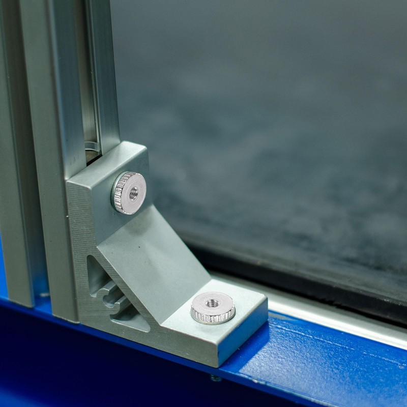 sourcing map Knurled Thumb Nuts, M3 Female Thread Thin Type,