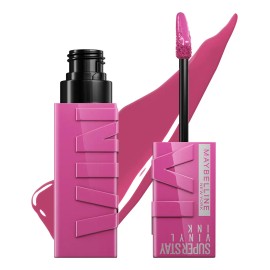 Maybelline Labial Superstay Vinyl Ink 4.2ml, dura 16H, da brillo, sin grumos, sin transferencias
