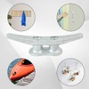 BALAVA Dock Cleat 4 inch Galvanized Iron Rope Cleat Boat