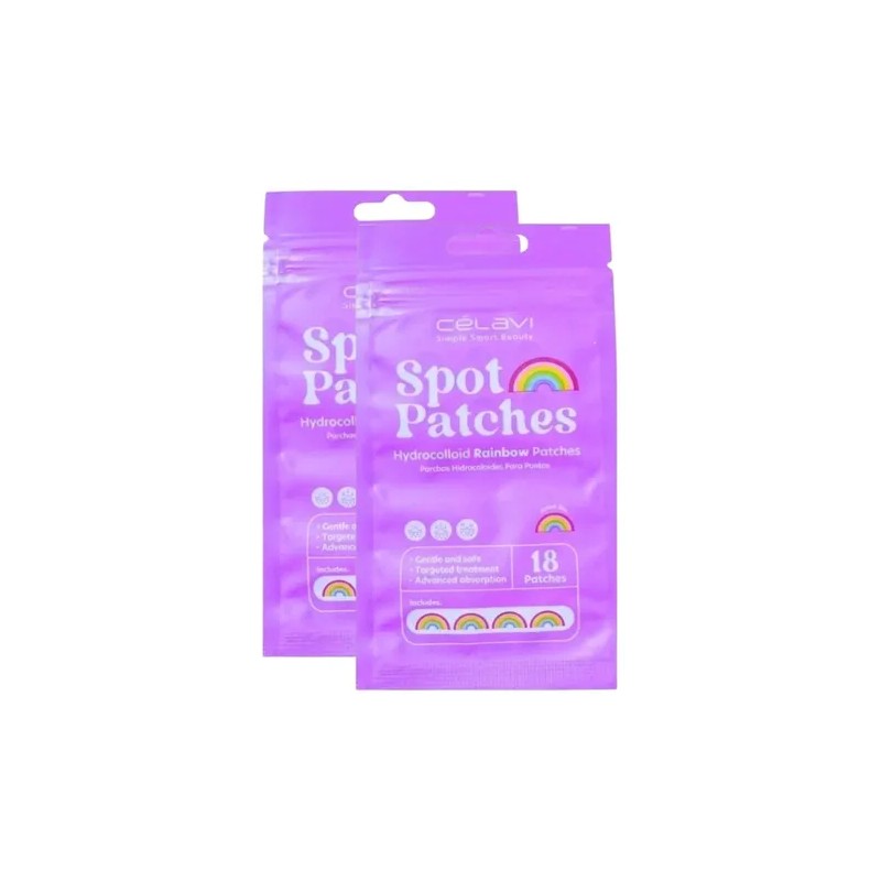 Parches Acne 36pz Arcoiris Dia Noche Hidrocoloide Celavi