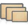 Silicone Baking Mat, 3 Pac Silicone Cookie Sheets for 2
