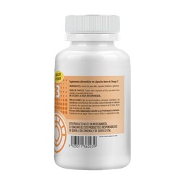 HEALTHADDICTION - Omega 3 Premium sin Sabor a Pescado, 60 Cápsulas de 1.2g c/u, Con Alto Contenido de EPA y DHA - Aceite de Pescado de Calidad