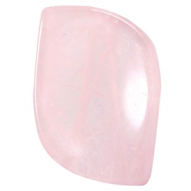 Nupuyai Rose Quartz Thumb Worry Stone, Healing Crystal Pocket Palm Stone for Reiki Anxiety Stress Relief, Rhombus