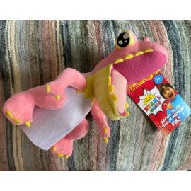 Pocket Watch Ryan's World Pink Dino Dinosaur 5” Medium Plush Stuffed Toy NWT Ryan