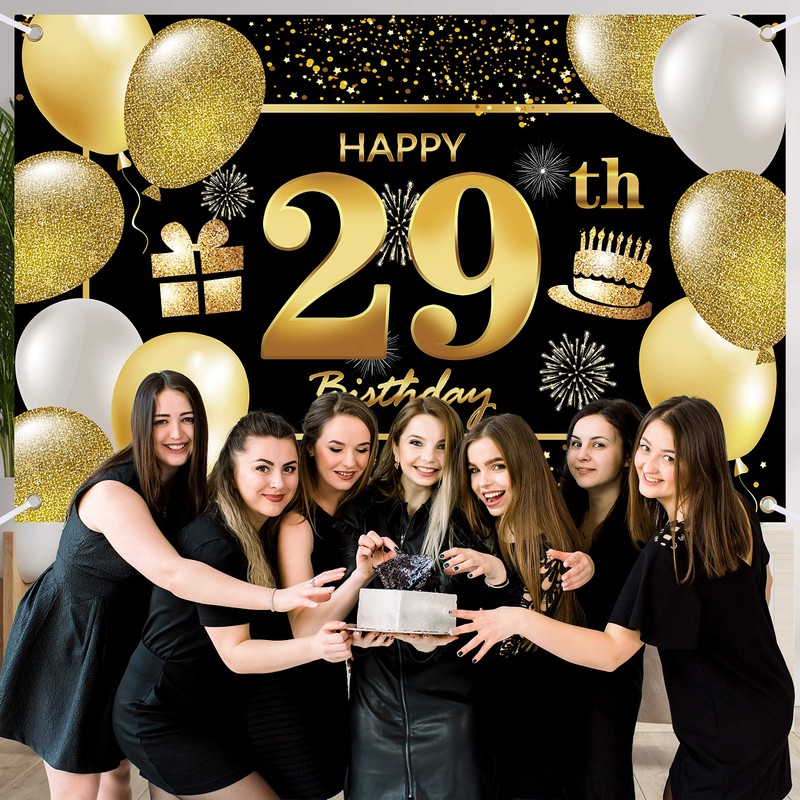 IMISI 29th Birthday Banner & Decorations for Party