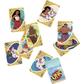 Mattel Games - UNO: Moana 2 [New Toy] Card Game, Table Top Game