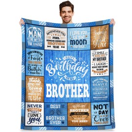 Regalos de cumpleaños para hermano, regalo de feliz cumpleaños para hermano, divertido regalo de cumpleaños para mi hermano mayor, regalo de hermano adulto para cumpleaños, decoración de cumpleaños de