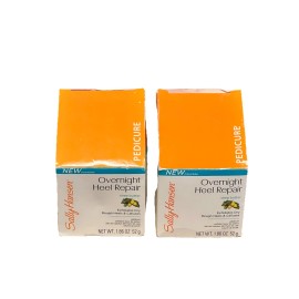 Sally Hansen PEDICURE Overnight Heel Repair Shea Butter Ointment, (Pack of 2)