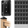 TOSCOCO 30 Pcs Deck Railing Bracket Connectors for 2"×4“ (Actually